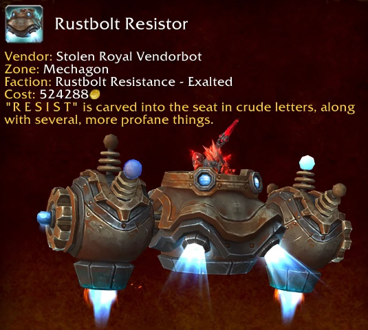 Rustbolt Resistor